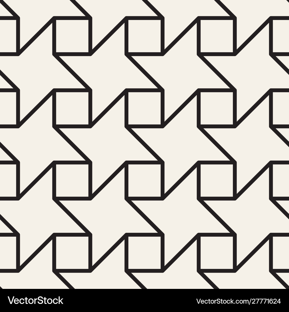Modern Geometric Lattice Pattern vector image