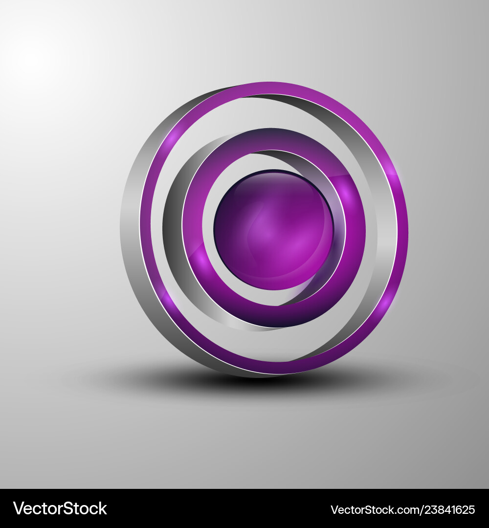 3d logoconcept mechanism design 3d logoconcept mechanism design Vector Image