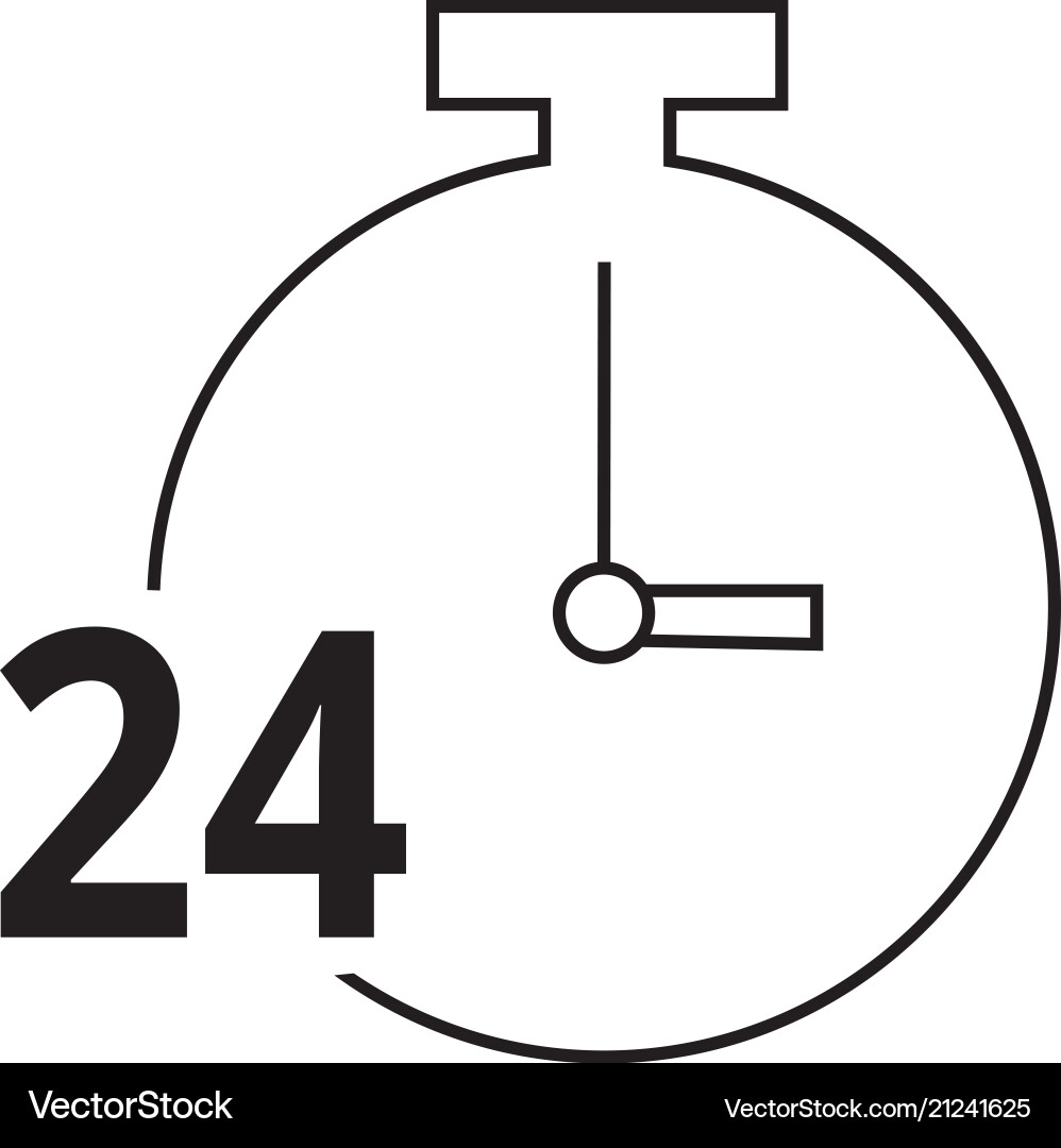 Abstract clock object Abstract clock object vector image