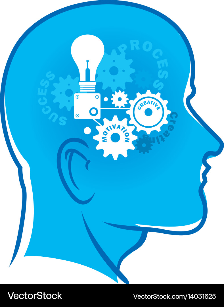 Creative process Royalty Free Vector Image - VectorStock