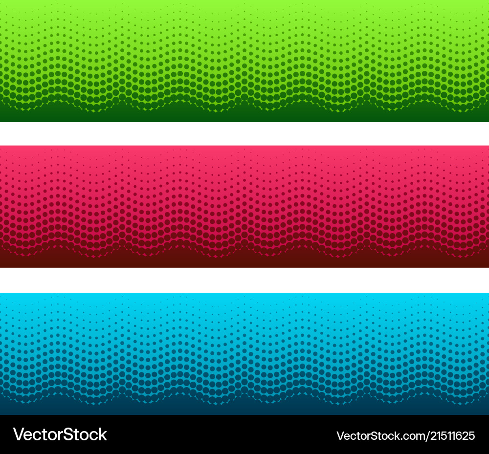 Retro Halftone Gradient Pattern vector image