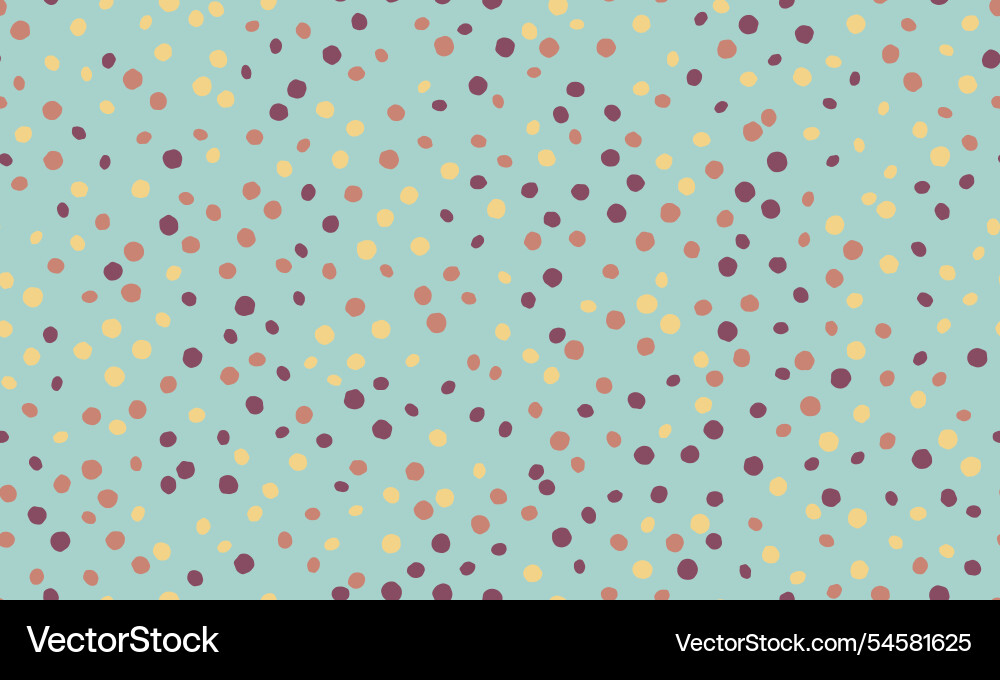 Seamless dotted pattern with colorful circles Seamless dotted pattern with colorful circles vector image
