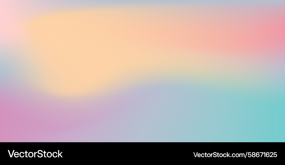 Soft color fluid gradient background image 6k Vector Image