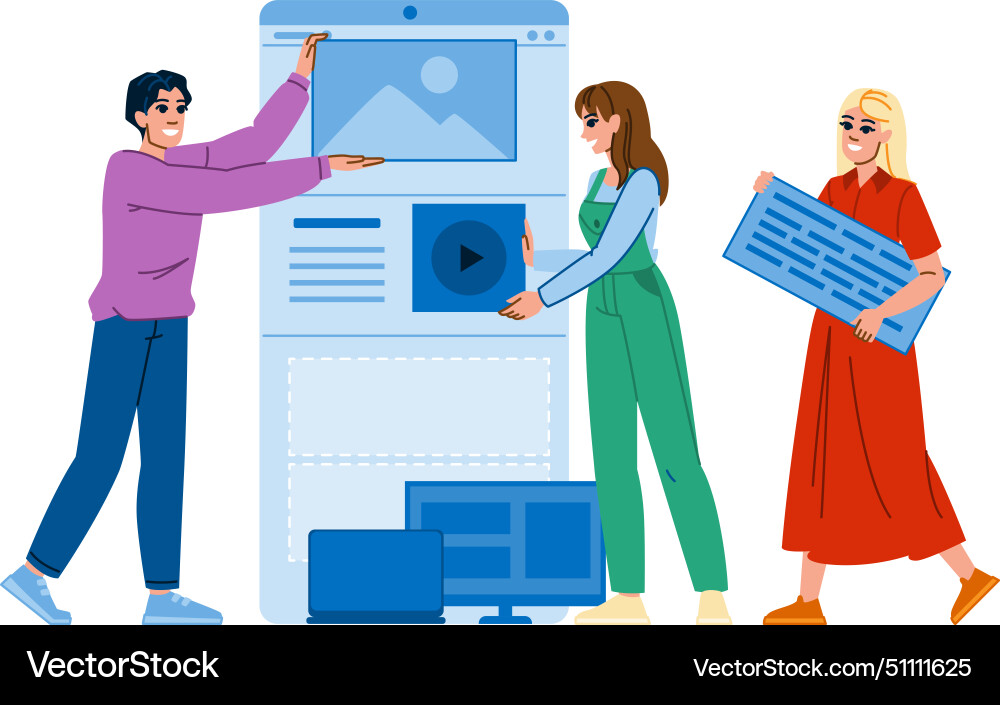 User mobile first design User mobile first design Vector Image