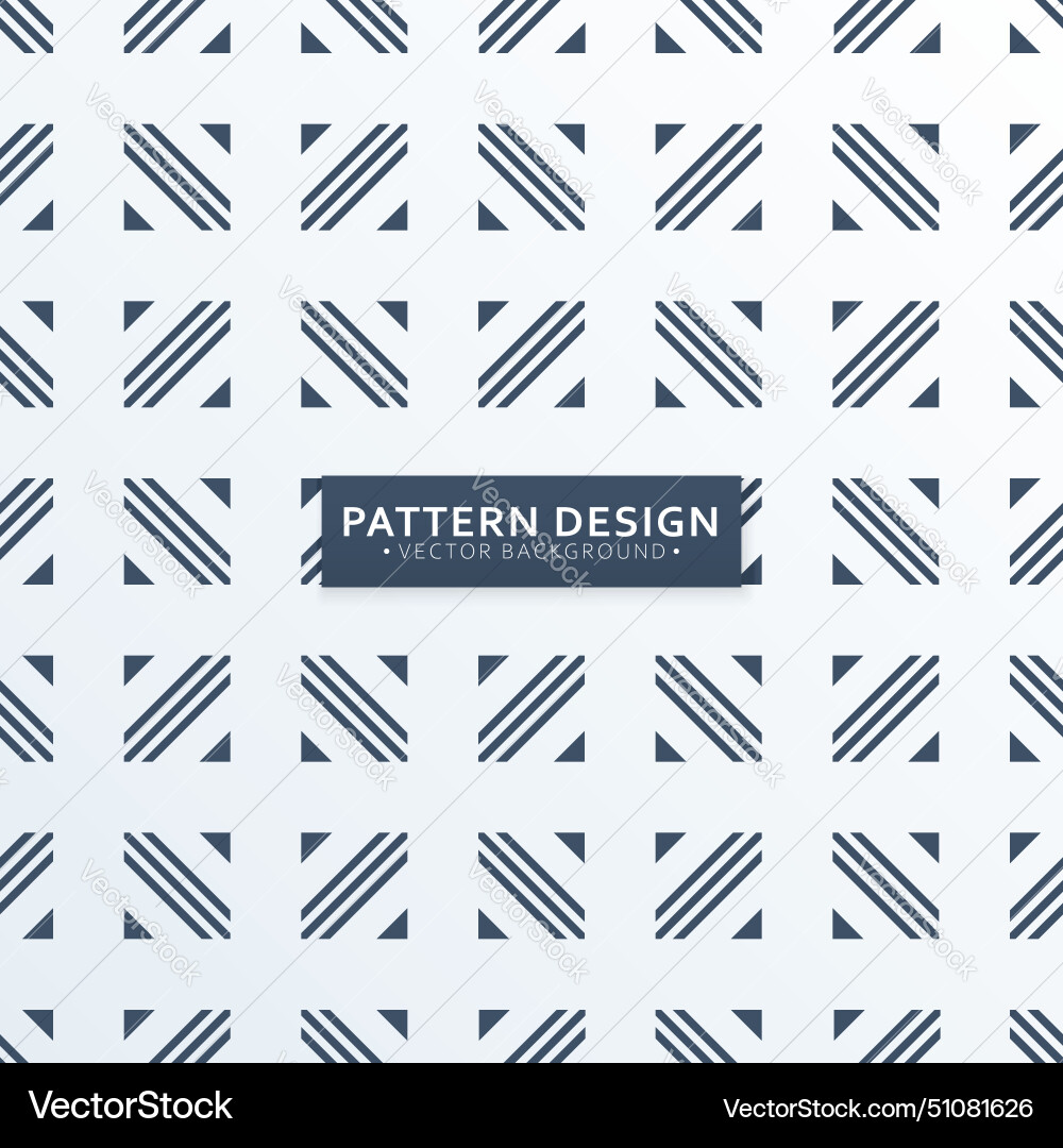 Minimalist square pattern background design Vector Image