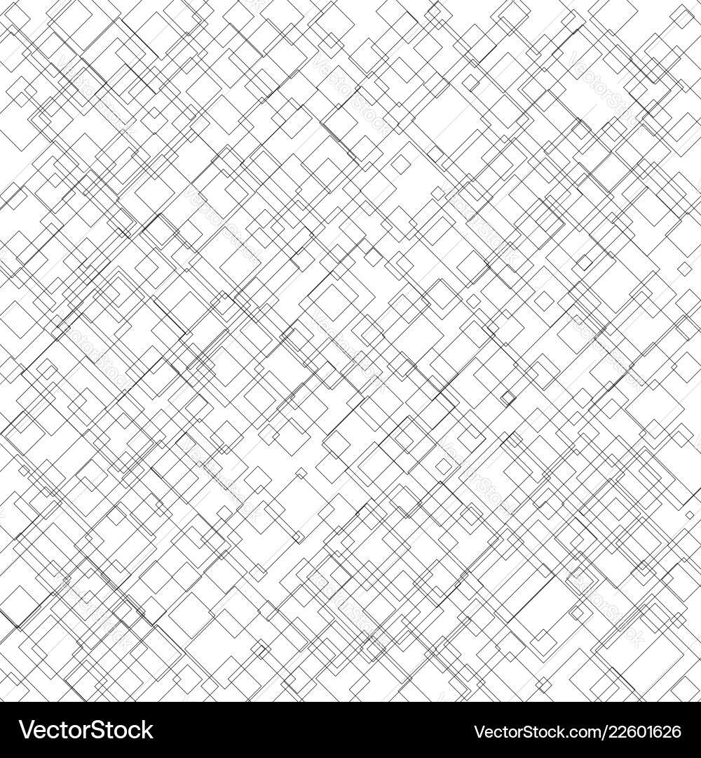 Pattern with random intersecting squares abstract Pattern with random intersecting squares abstract vector image