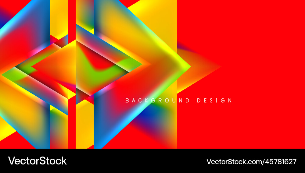 Abstract background with overlapping triangles Abstract background with overlapping triangles Vector Image
