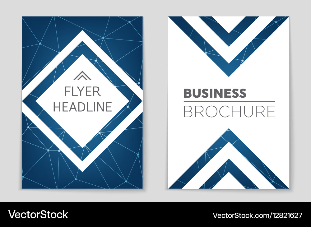 Abstract layout background set for art vector image