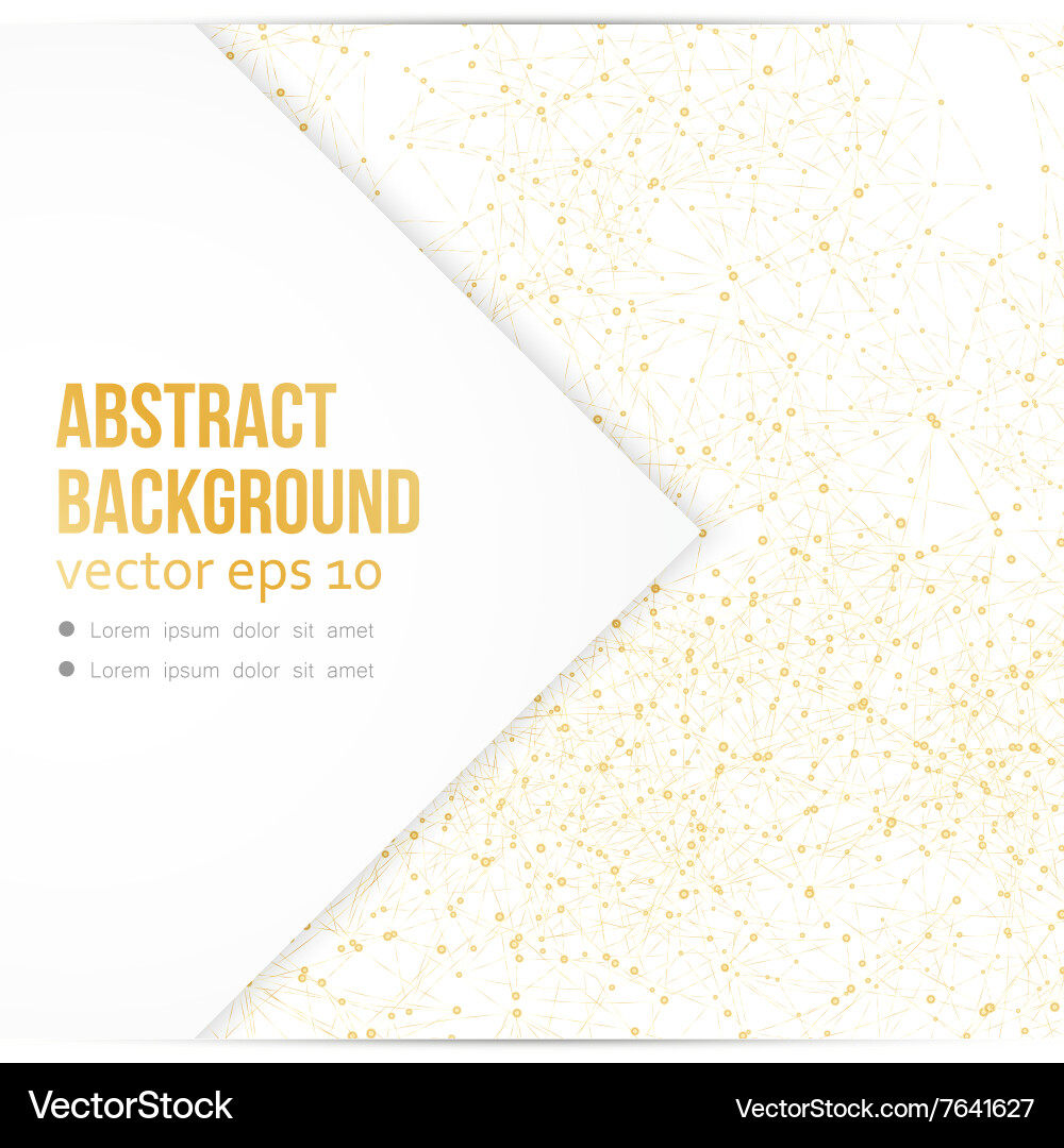 Abstract Polygon Network Background vector image