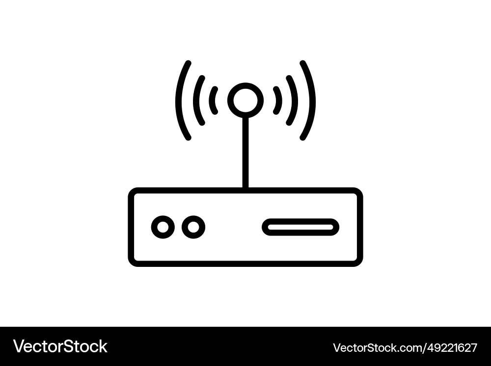 Access point router icon related to device Access point router icon related to device vector image