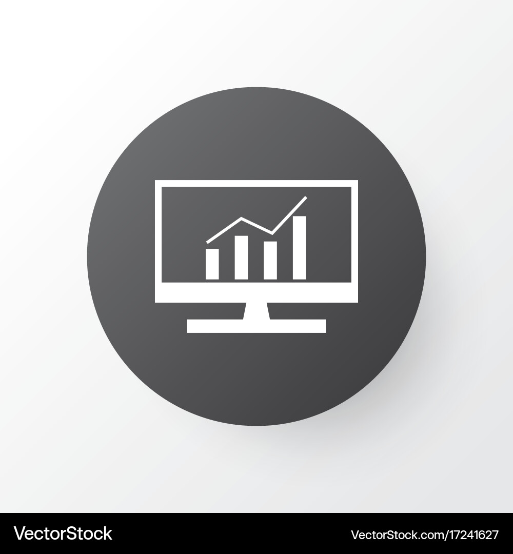 Analytics Icon - Data Insights vector image