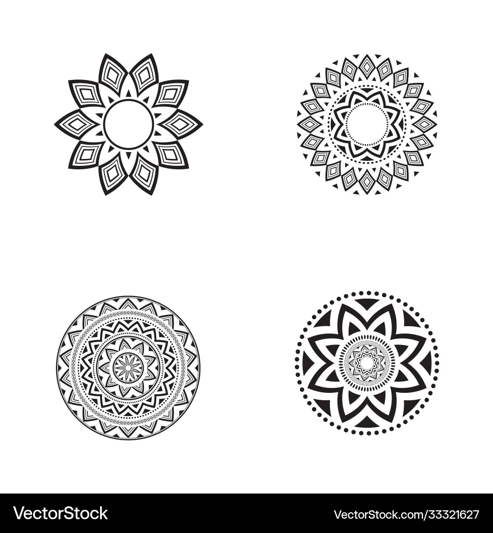 Circular pattern in form mandala Circular pattern in form mandala vector image