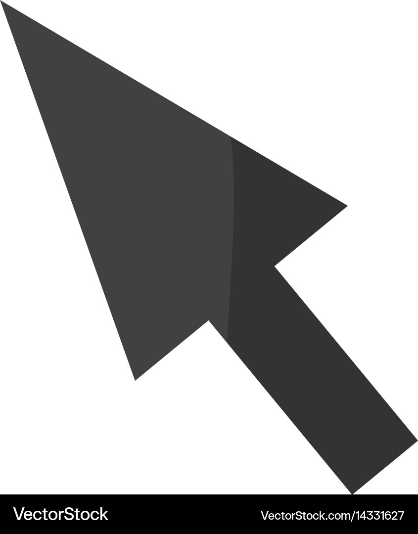 Click Arrow Cursor Icon vector image