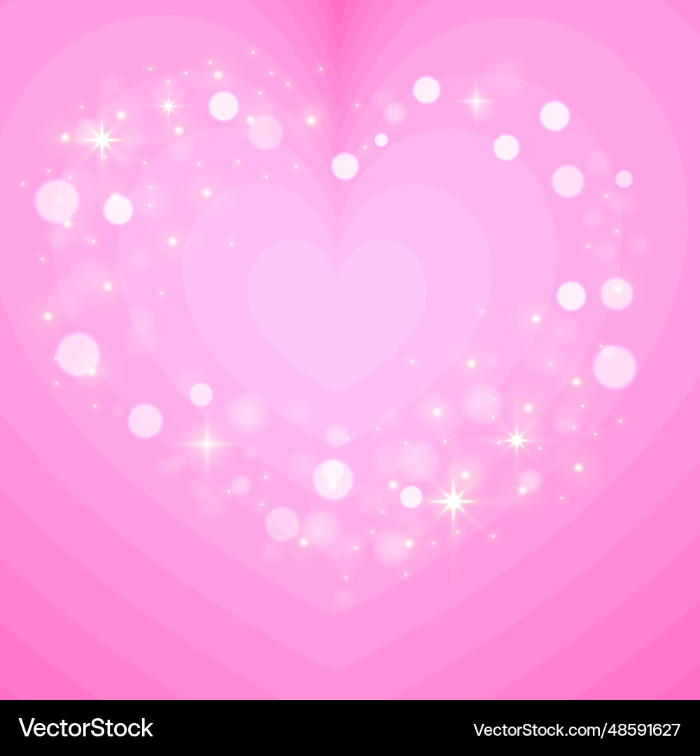 Groovy background with heart retro psychedelic Groovy background with heart retro psychedelic vector image
