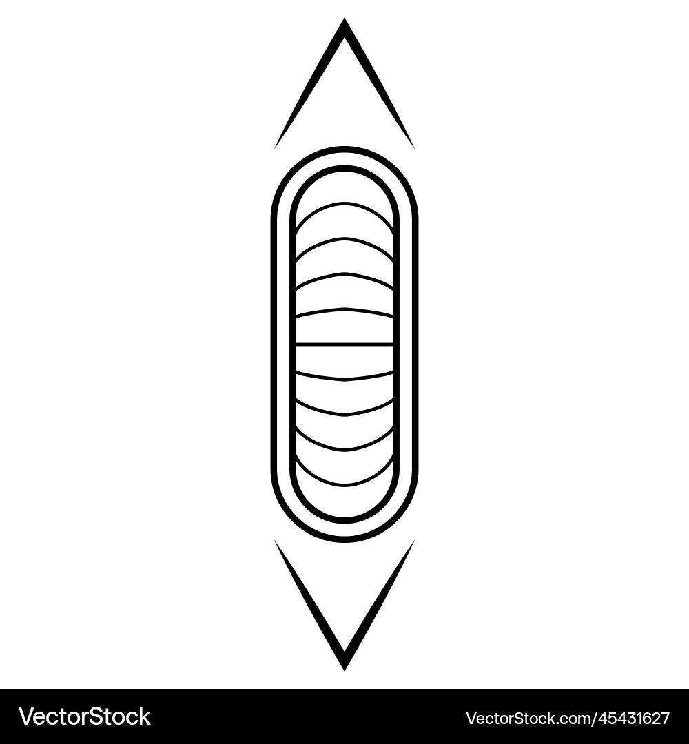 Icon scroll up down mouse arrow button Vector Image
