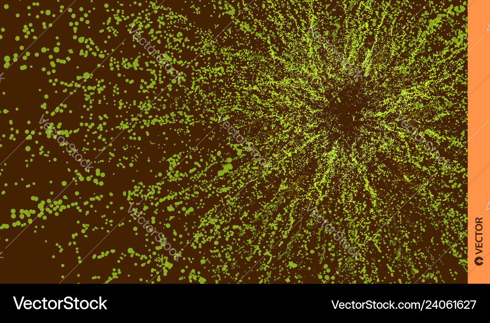 Point explode array dynamic emitted particles Point explode array dynamic emitted particles vector image