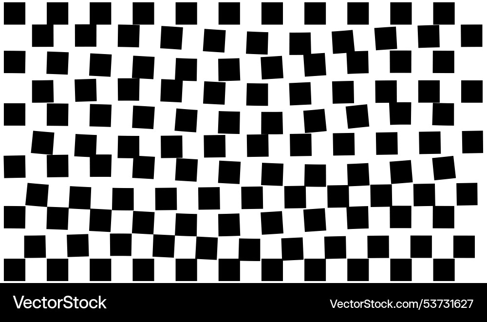 Psychedelic checkerboard pattern Psychedelic checkerboard pattern vector image