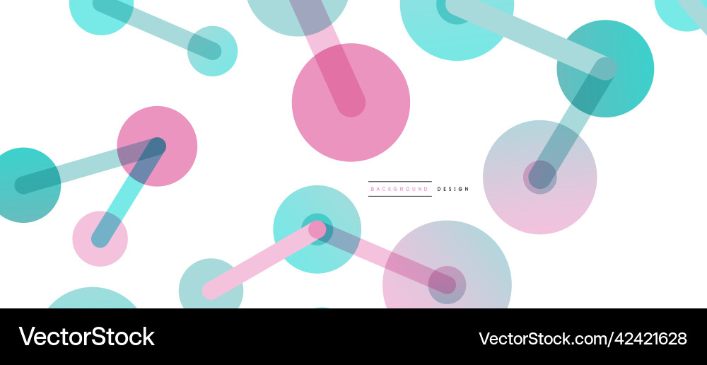 Abstract background round dots connected by lines Abstract background round dots connected by lines Vector Image
