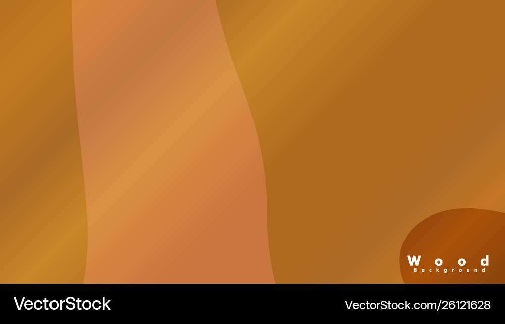 Abstract wave background with wooden patterns Vector Image