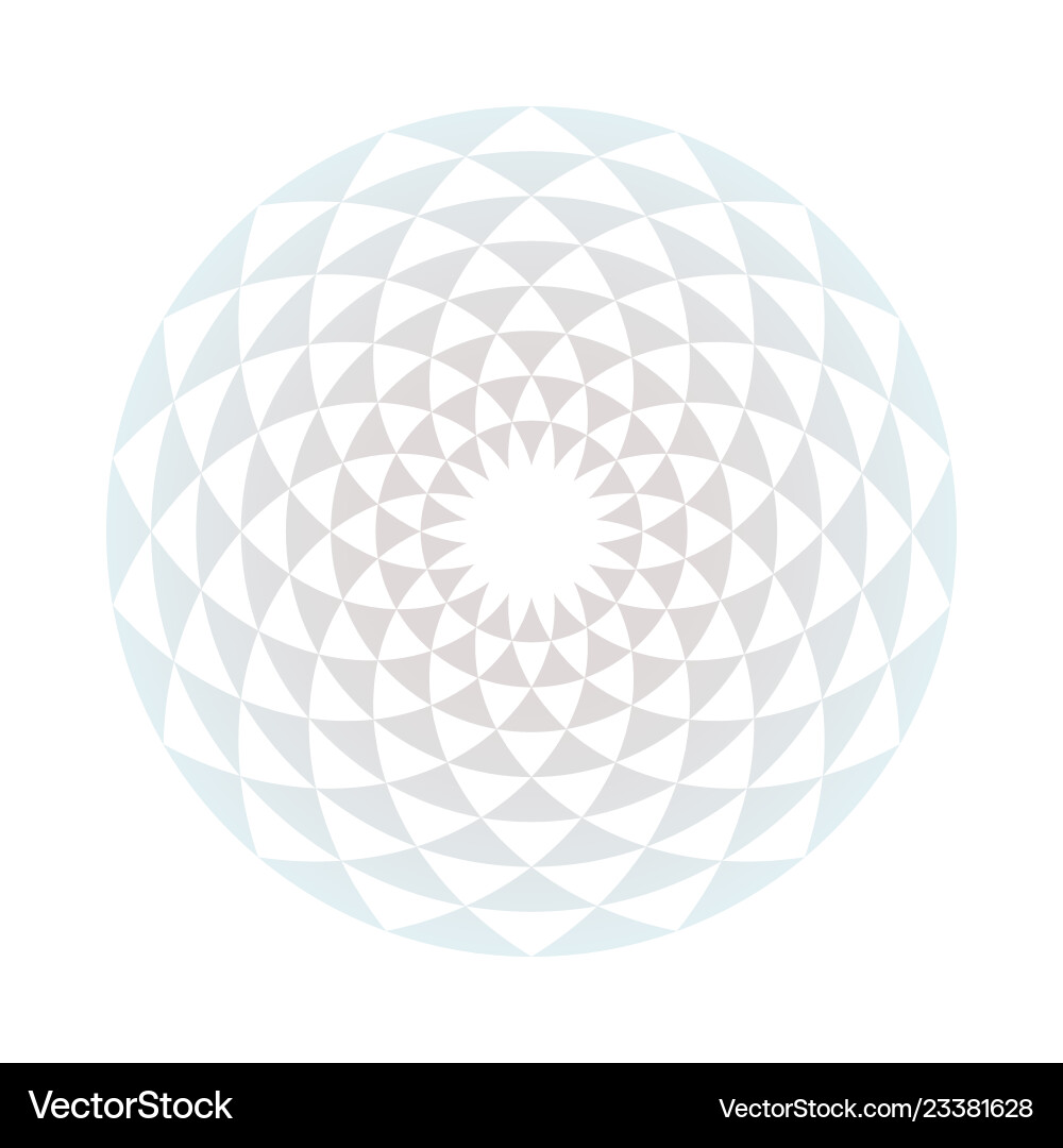 Circular fractal design element Circular fractal design element vector image