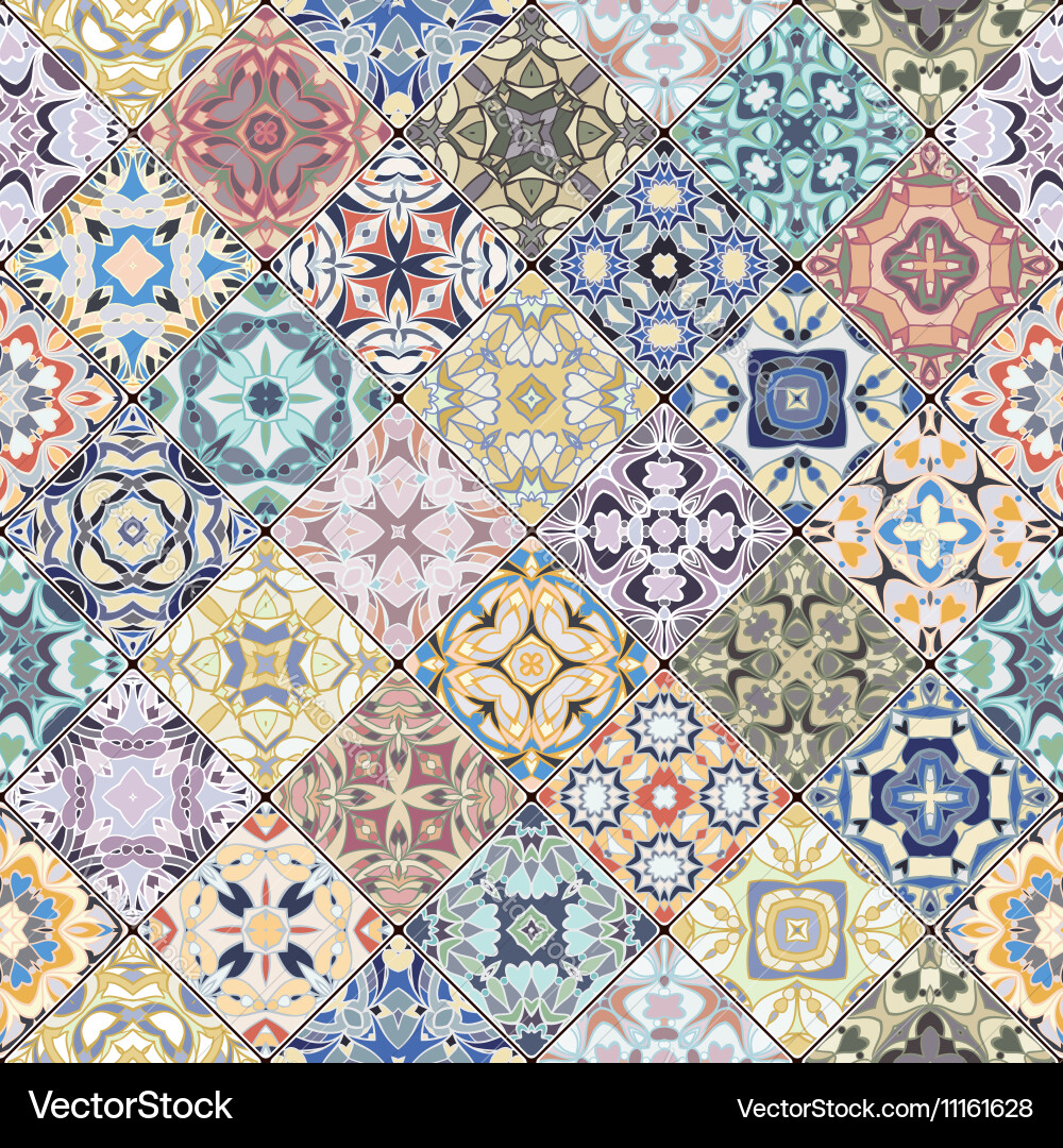 Collection of abstract patterns Vector Image
