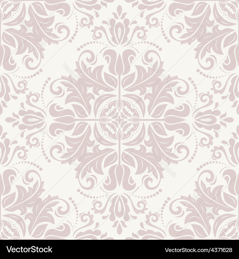 Damask seamless pattern Vector Image