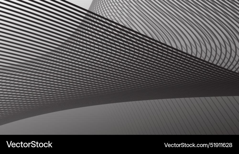 Gray curve line abstract background Vector Image