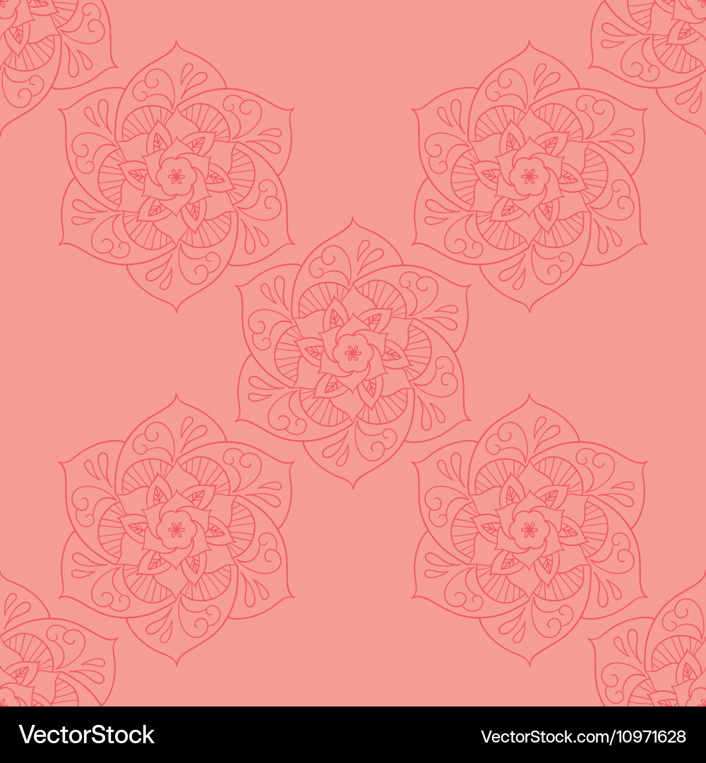 Mandala seamless pattern Vector Image