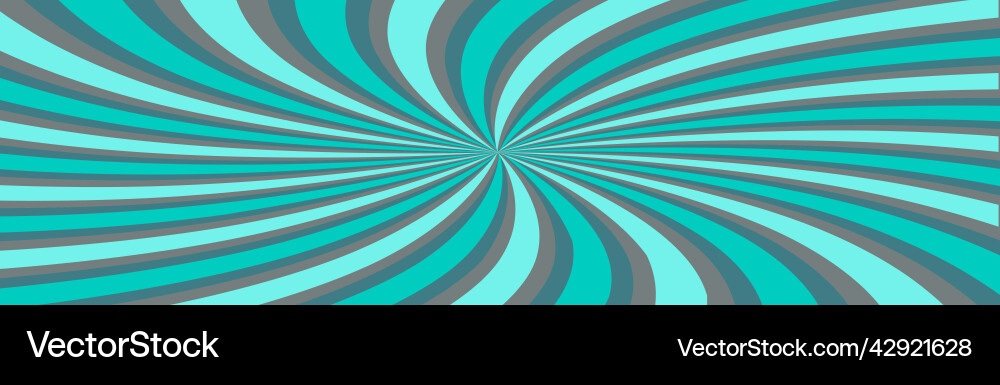 Radial multicolored rays panoramic pattern vector image