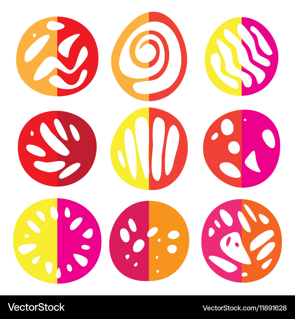 Set of hand drawn scetch elements vector image