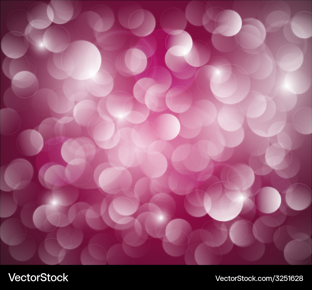 Sparkling Bokeh Background Vector Image