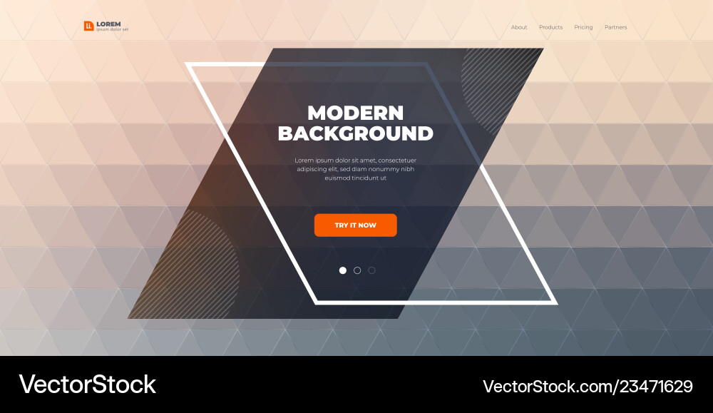 Abstract Geometric Gradient Background vector image