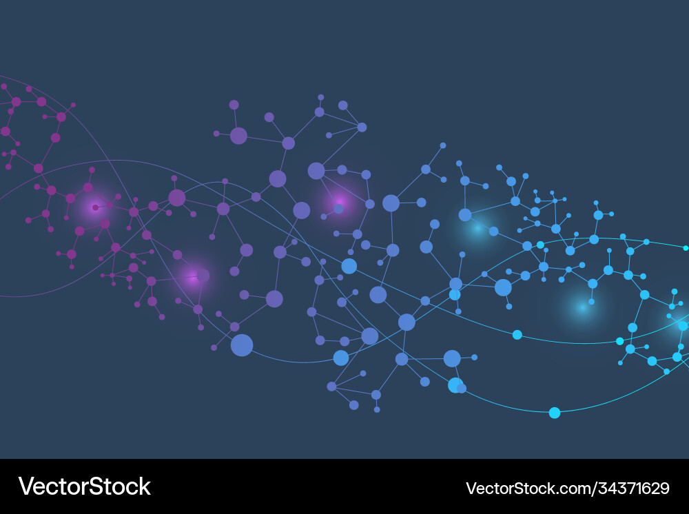 Big data visualization background modern Vector Image