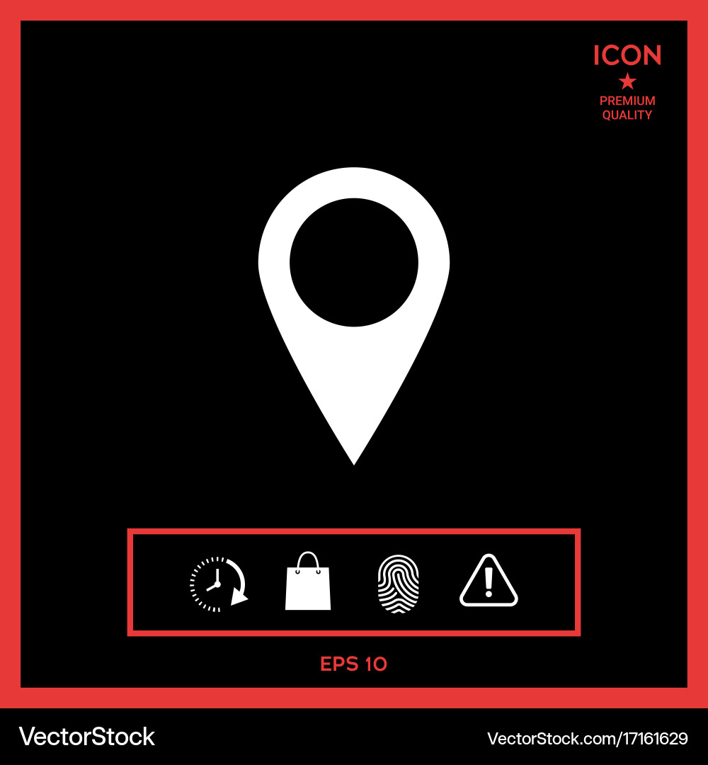 Map pointer icon Vector Image
