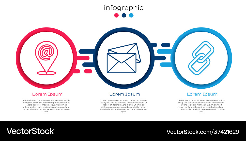 Set line location and mail e-mail envelope Set line location and mail e-mail envelope vector image