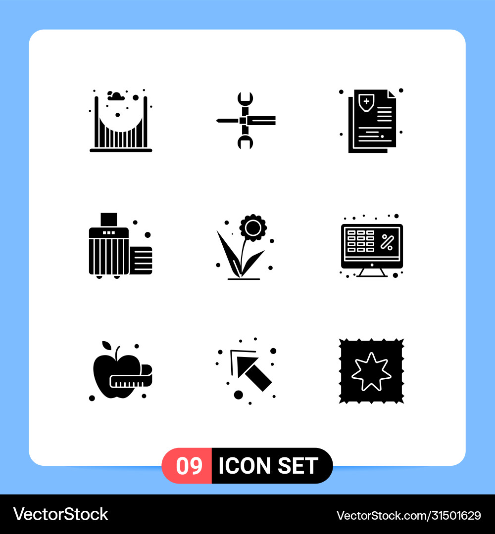 Stock Icon Pack 9 Linienzeichen und Symbole Stock Icon Pack 9 Linienzeichen und Symbole vektorbild