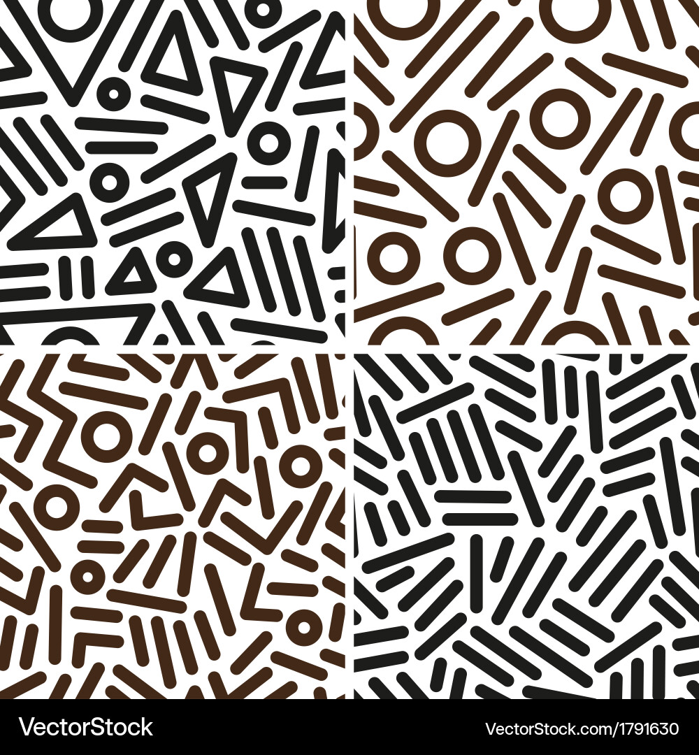 Abstract Line Pattern vector image