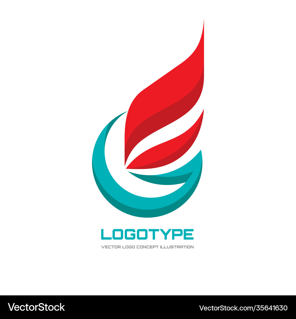 Abstract logo template concept Abstract logo template concept Vector Image