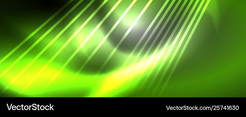 Color light with lines outer space background vector image