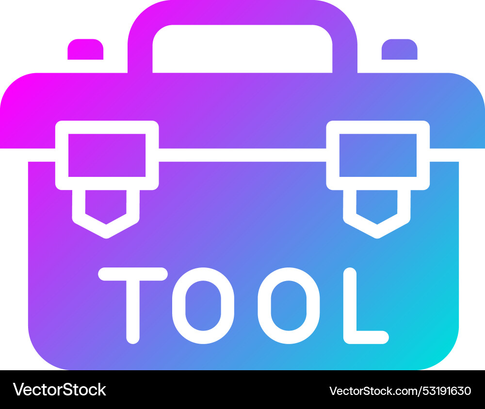 Toolbox icon design Vector Image