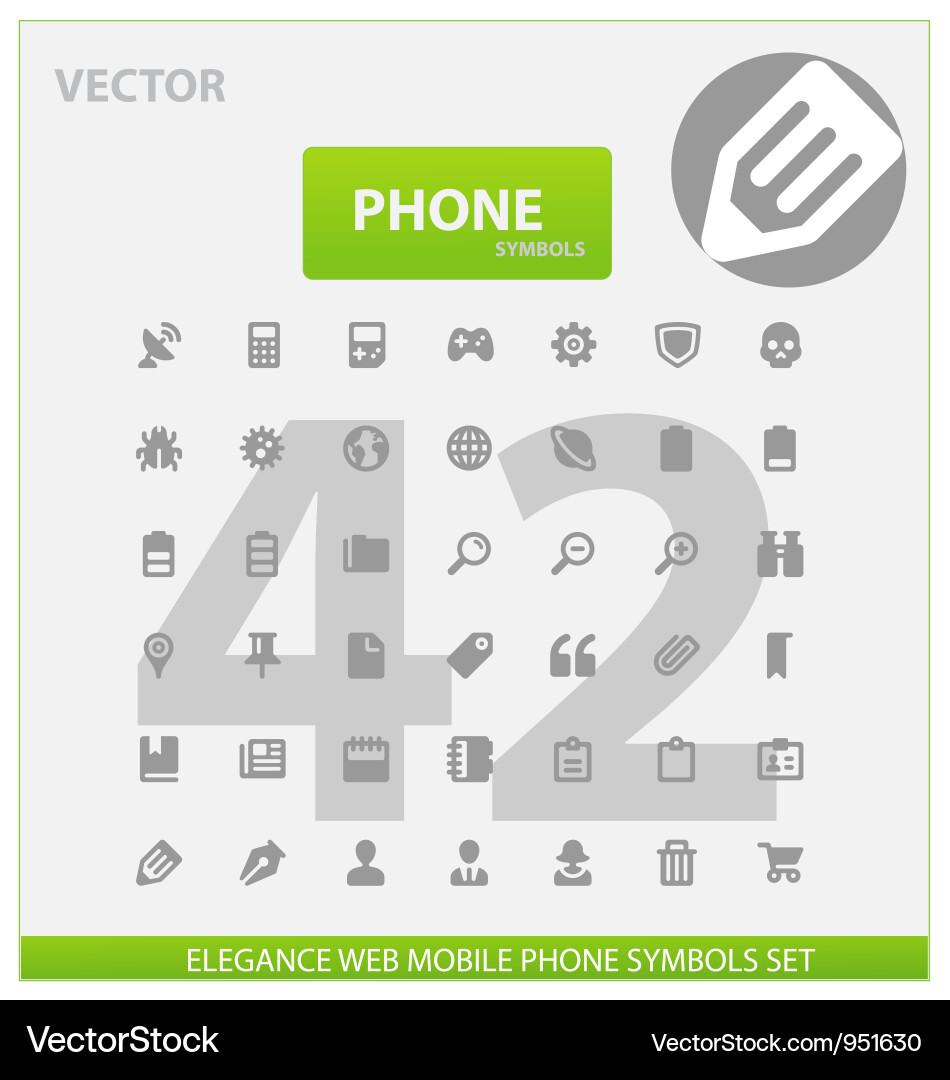 Web and phone universal outline icons Vector Image