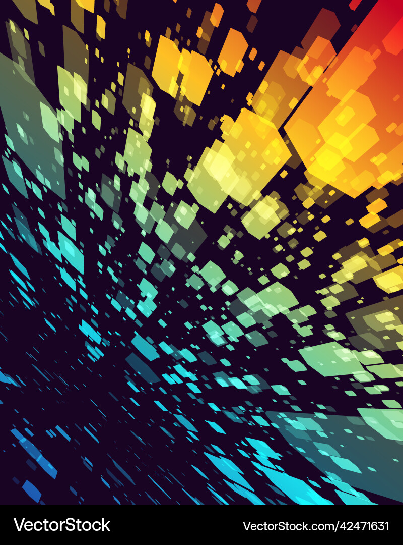 Abstract Particle Flow vector image