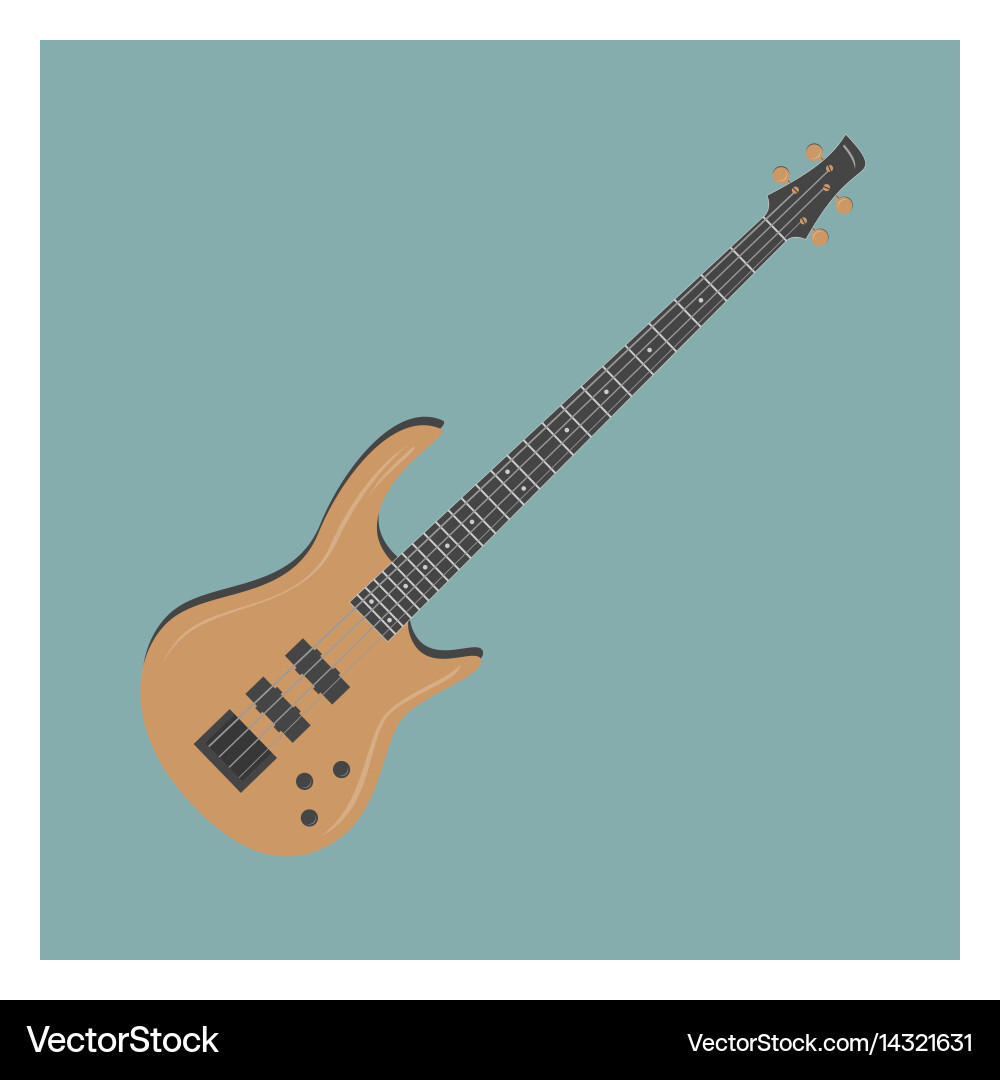 Bass guitar Royalty Free Vector Image - VectorStock
