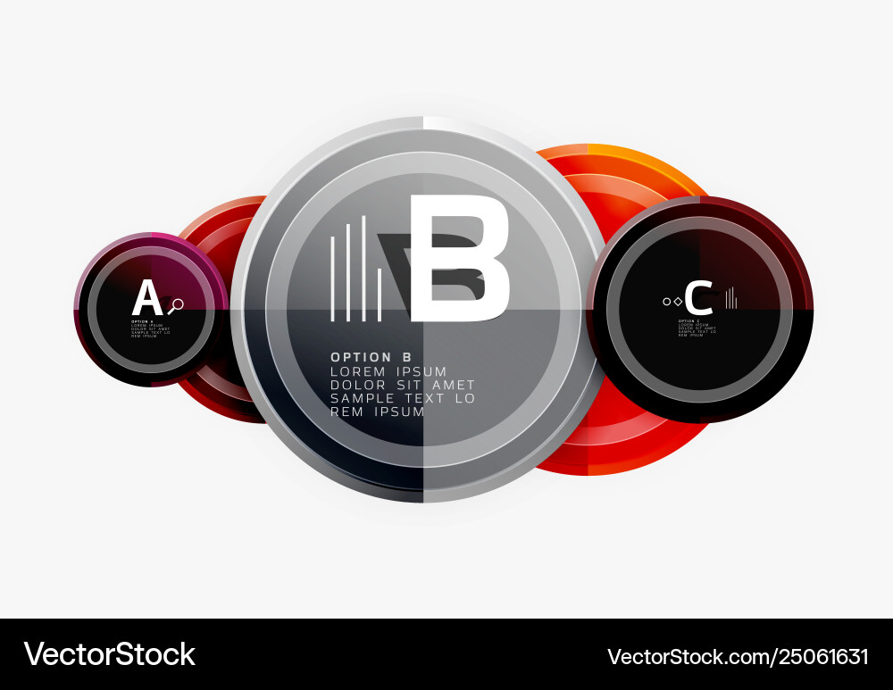 Circular pattern abstract circles composition Circular pattern abstract circles composition Vector Image