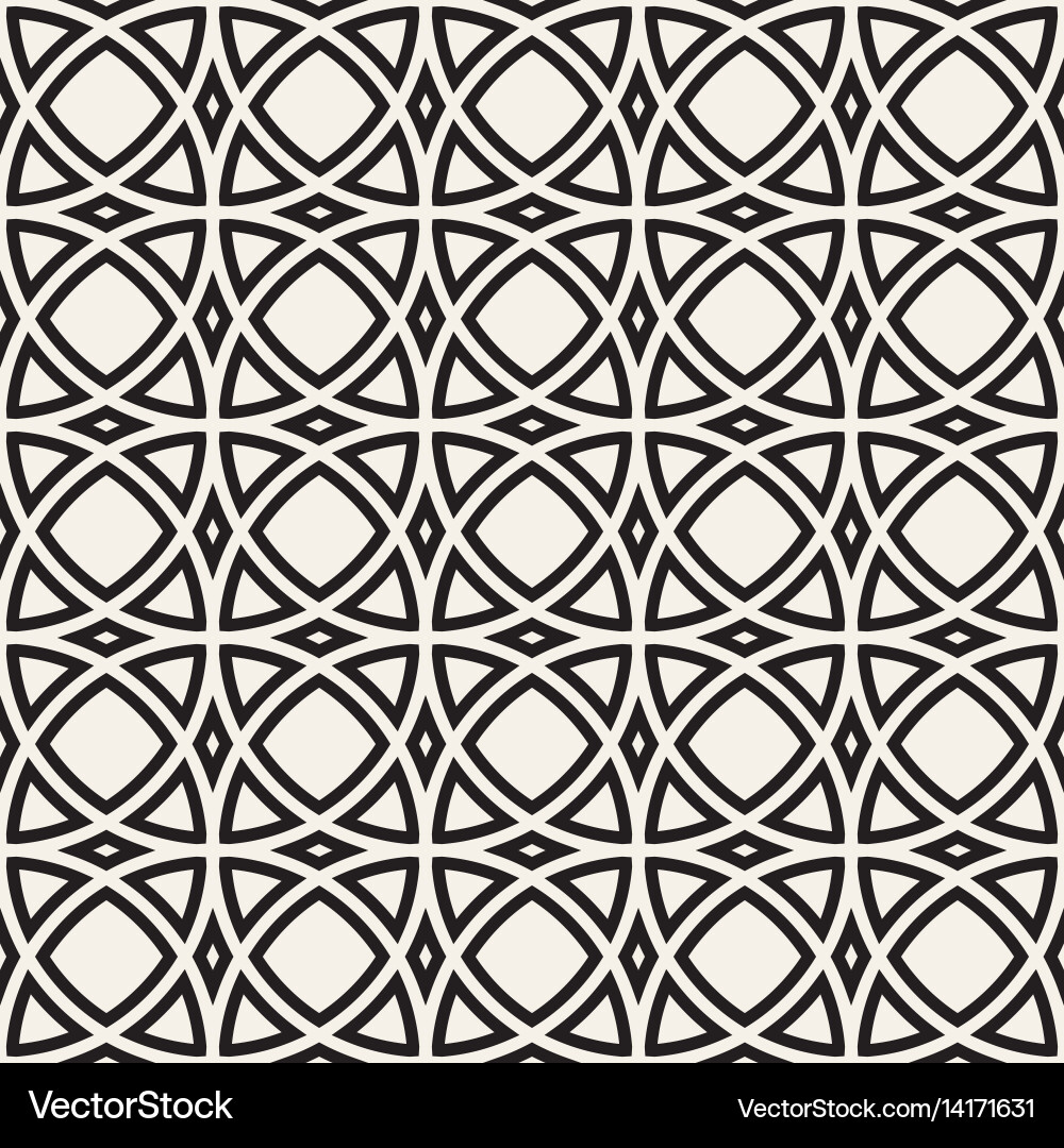 Geometric Grid Pattern Vector Image