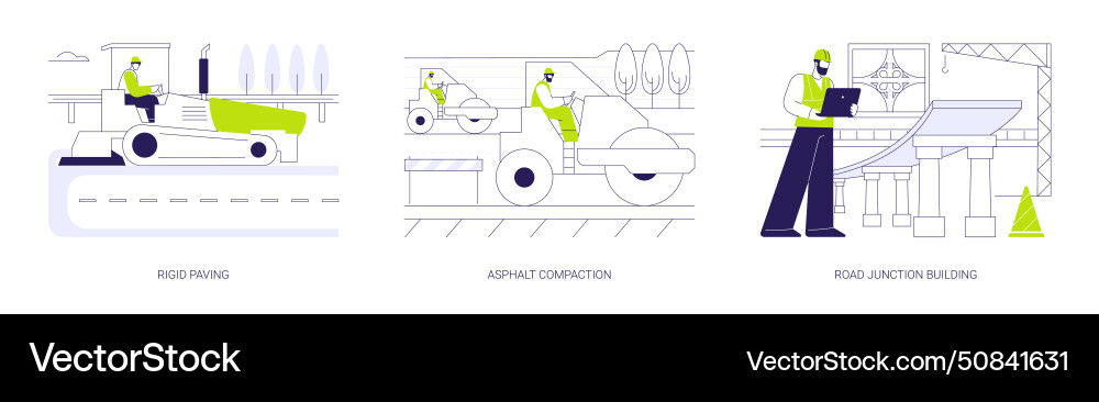 Infrastructure building abstract concept Vector Image