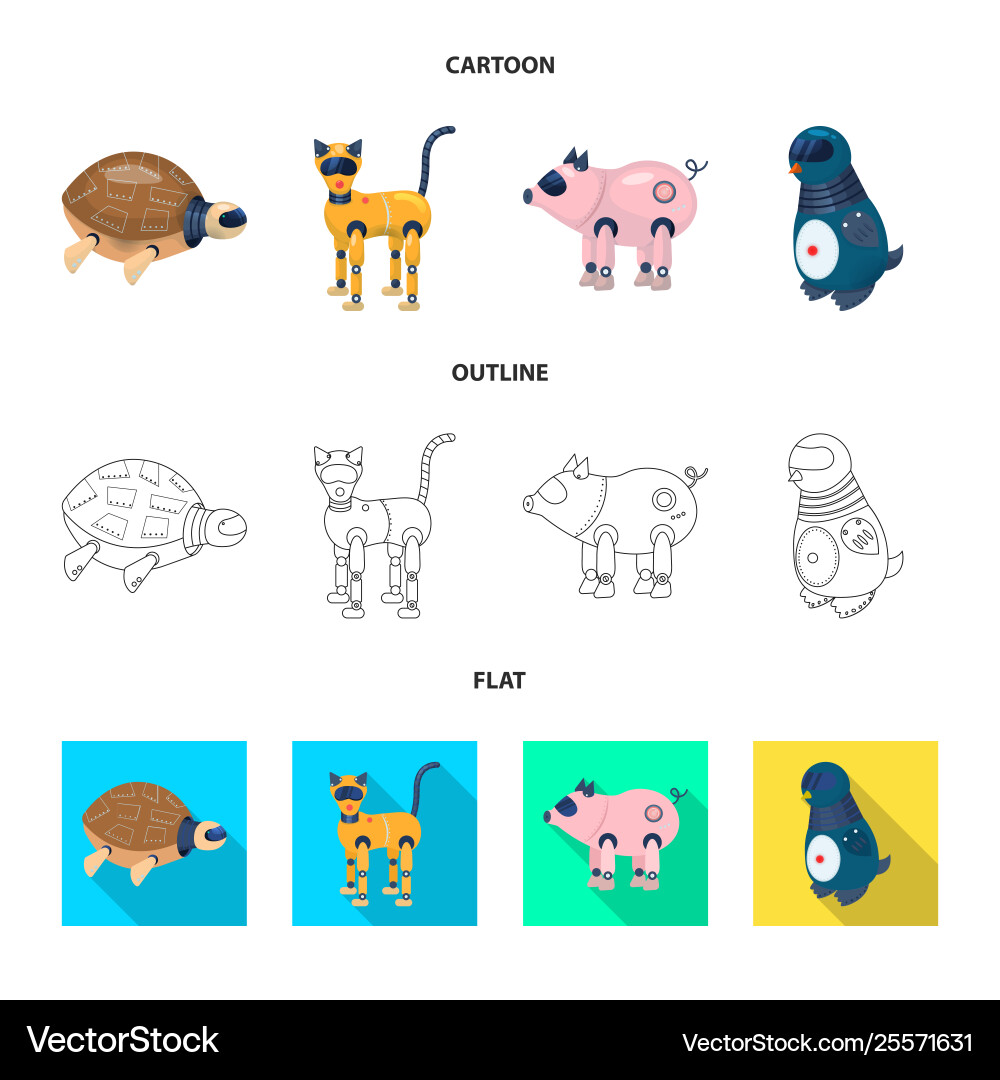 Isolated object toy and science icon set Vector Image