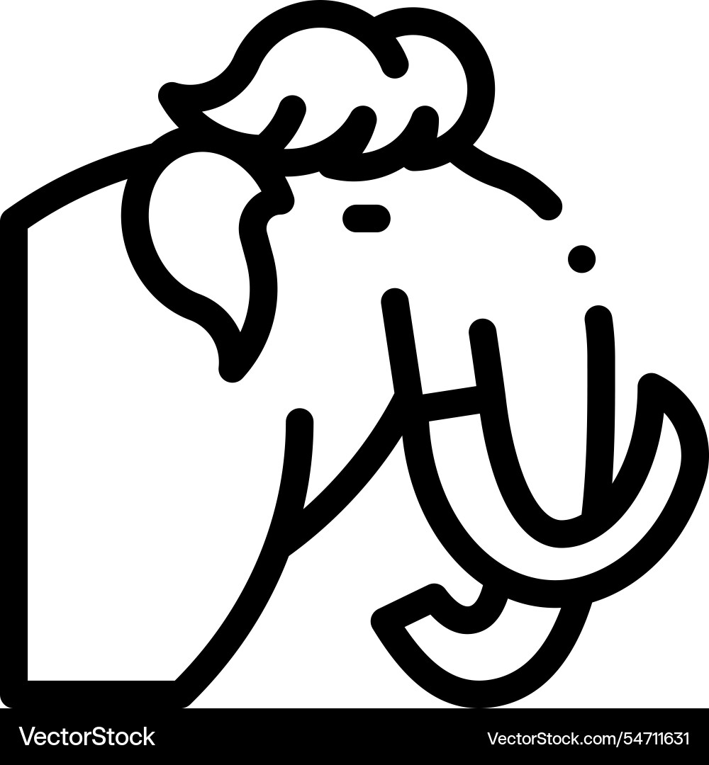 Man icon thin linear style design isolated Man icon thin linear style design isolated vector image