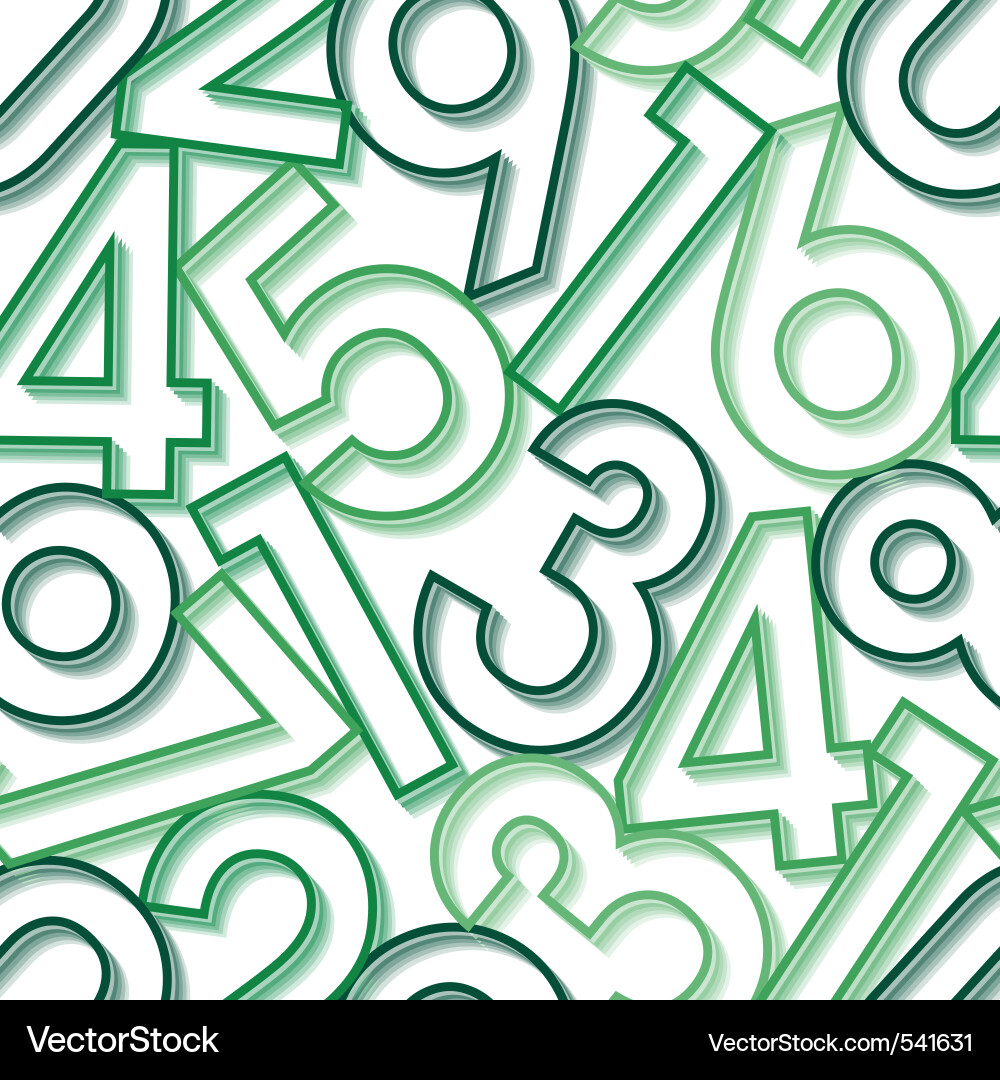 Mathematical Seamless Pattern vector image