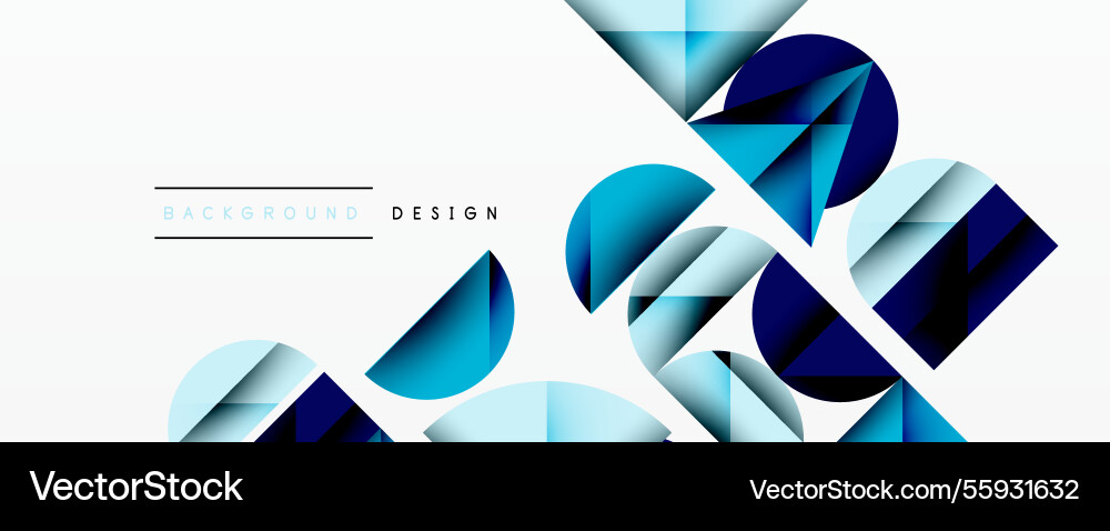Abstract geometric background with layered Abstract geometric background with layered Vector Image